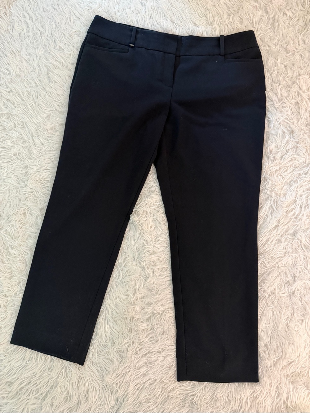 The Limited Drew Fit Navy Dress Pants 14R Stretch Trousers 27” Inseam